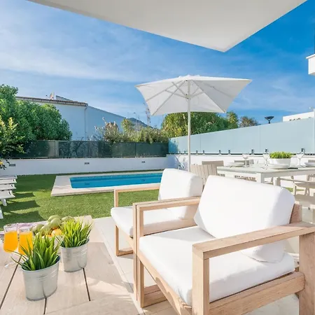 Villa New! B, Alcudia Beach, Mallorca *